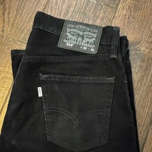 Levi’s Men’s Black Corduroy Pants 30x30